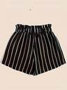 Short con Bolsillos de Rayas Luxeira