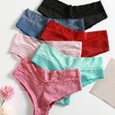 Panty de Encaje con Diseño de Lunares Luxeira