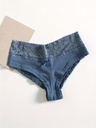 Panty de Encaje con Diseño de Lunares Luxeira