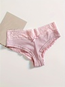 Panty de Encaje con Diseño de Lunares Luxeira
