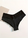 Panty de Encaje con Diseño de Lunares Luxeira