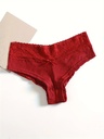 Panty de Encaje con Diseño de Lunares Luxeira