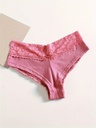Panty de Encaje con Diseño de Lunares Luxeira