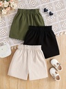 Short Casual de Cintura Fruncida Luxeira