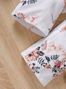 Enterizo de Verano con Estampado Floral, Cuello Halter y Cinturón Luxeira