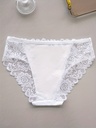 Panty de Encaje con Ribetes Ondulados Luxeira