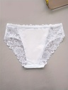 Panty de Encaje con Ribetes Ondulados Luxeira