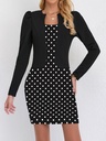 Vestido 2 en 1 con Estampado y Mangas Largas Luxeira