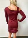 Vestido de Hombros Descubiertos y Manga Larga Luxeira