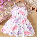 Vestido de Verano con Estampado de Dinosaurio Luxeira