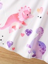 Vestido de Verano con Estampado de Dinosaurio Luxeira