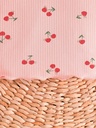 Conjunto de Camiseta y Short con Estampado de Cerezas Luxeira