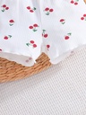 Conjunto de Camiseta y Short con Estampado de Cerezas Luxeira