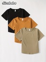 Camiseta de Cuello Redondo Luxeira
