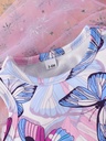 Vestido Casual Sin Mangas con Estampado de Mariposas Luxeira