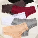 Panty con Costura De Encaje Luxeira