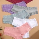 Panty con Costura De Encaje Luxeira