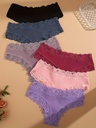 Panty con Costura De Encaje Luxeira