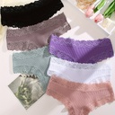 Panty con Costura De Encaje Luxeira