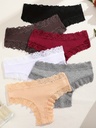 Panty con Costura De Encaje Luxeira