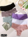 Panty con Costura De Encaje Luxeira