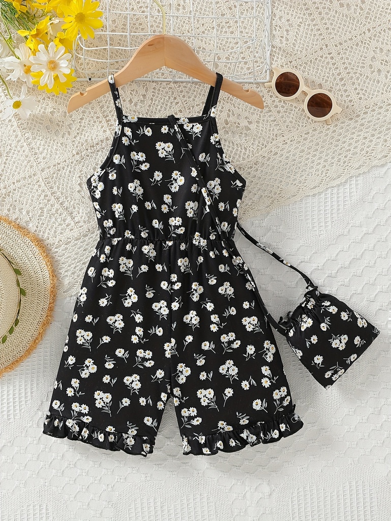 Enterizo Elegante con Estampado Floral Luxeira
