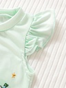 Vestido con Estampado de Unicornio con Volantes Luxeira