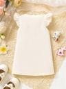 Vestido con Estampado de Unicornio con Volantes Luxeira