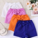 Short con Cintura Elástica y Moño Luxeira
