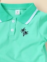 Camiseta Polo con Estampado de Palmeras Luxeira