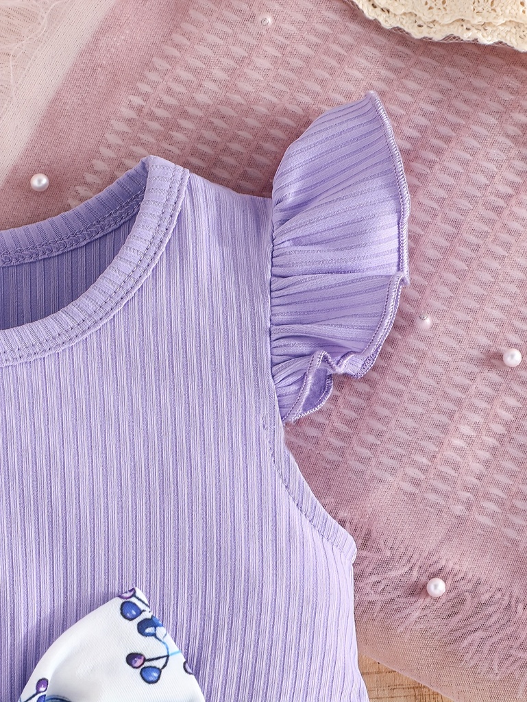 Vestido con Estampado de Flores para Verano Luxeira