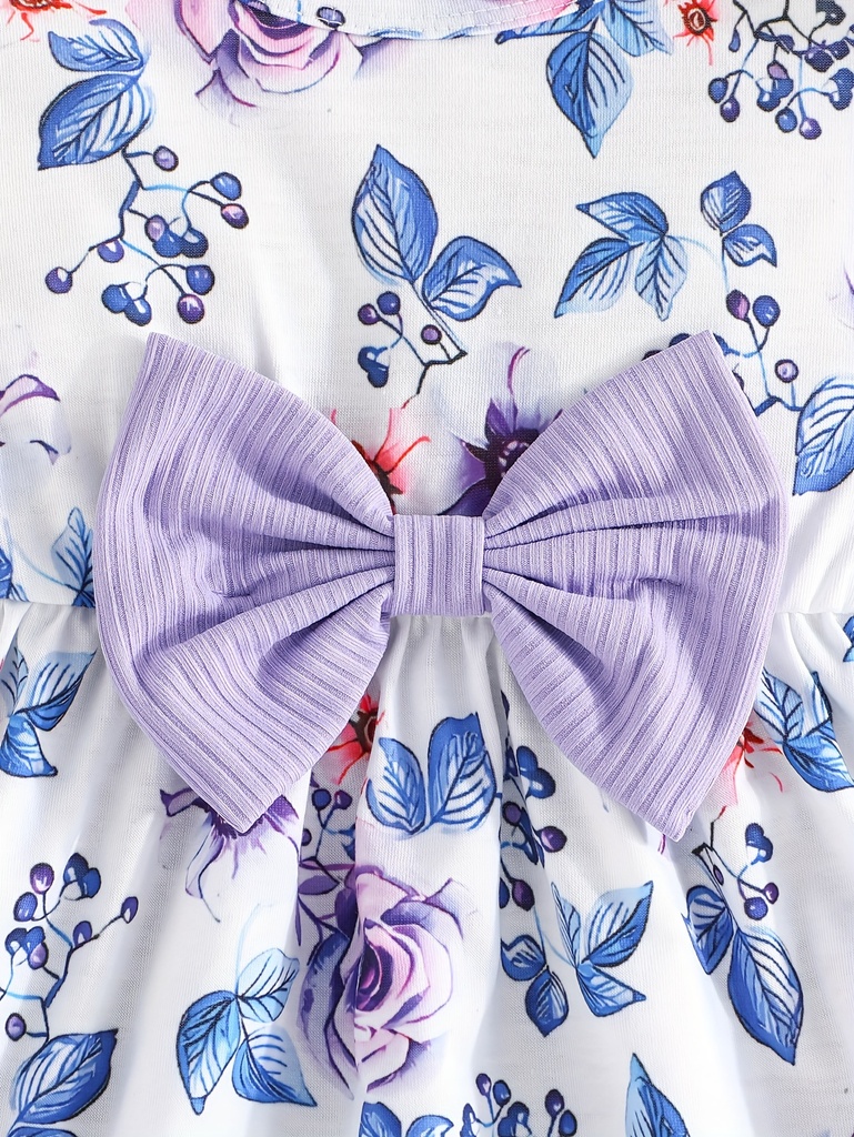 Vestido con Estampado de Flores para Verano Luxeira