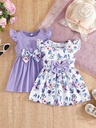 Vestido con Estampado de Flores para Verano Luxeira
