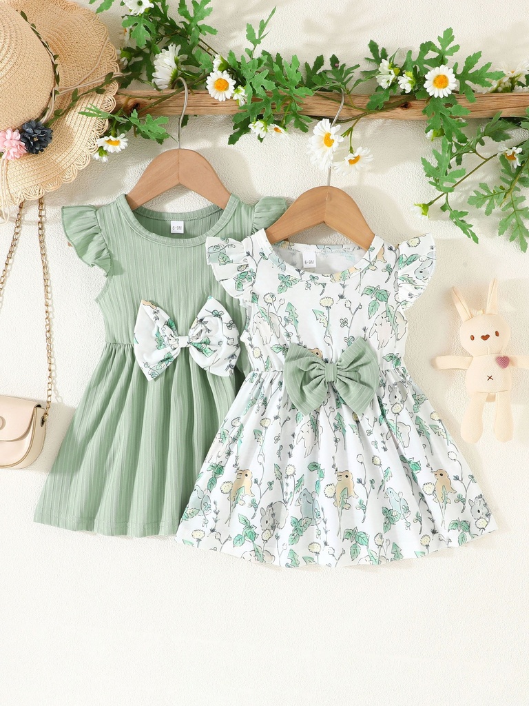 Vestido con Estampado de Flores para Verano Luxeira