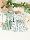 Vestido con Estampado de Flores para Verano Luxeira