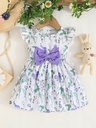 Vestido con Estampado de Flores para Verano Luxeira