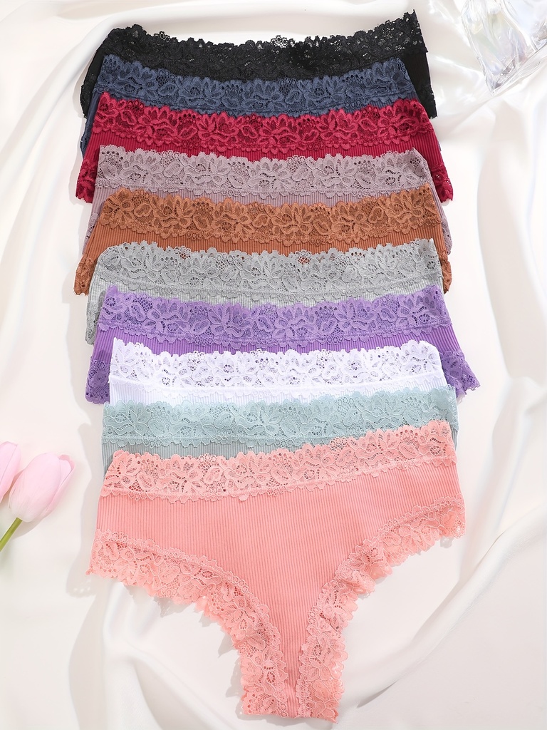 Panty de Encaje sin Costura Luxeira