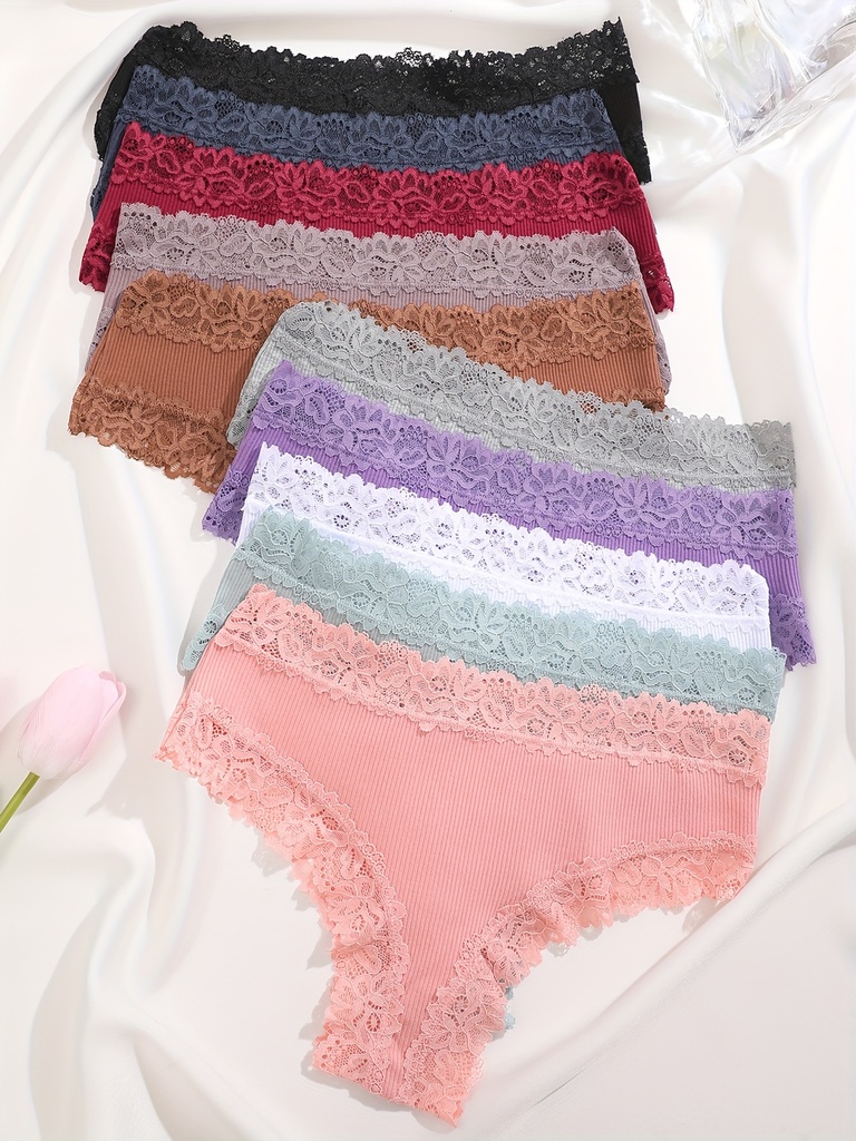 Panty de Encaje sin Costura Luxeira