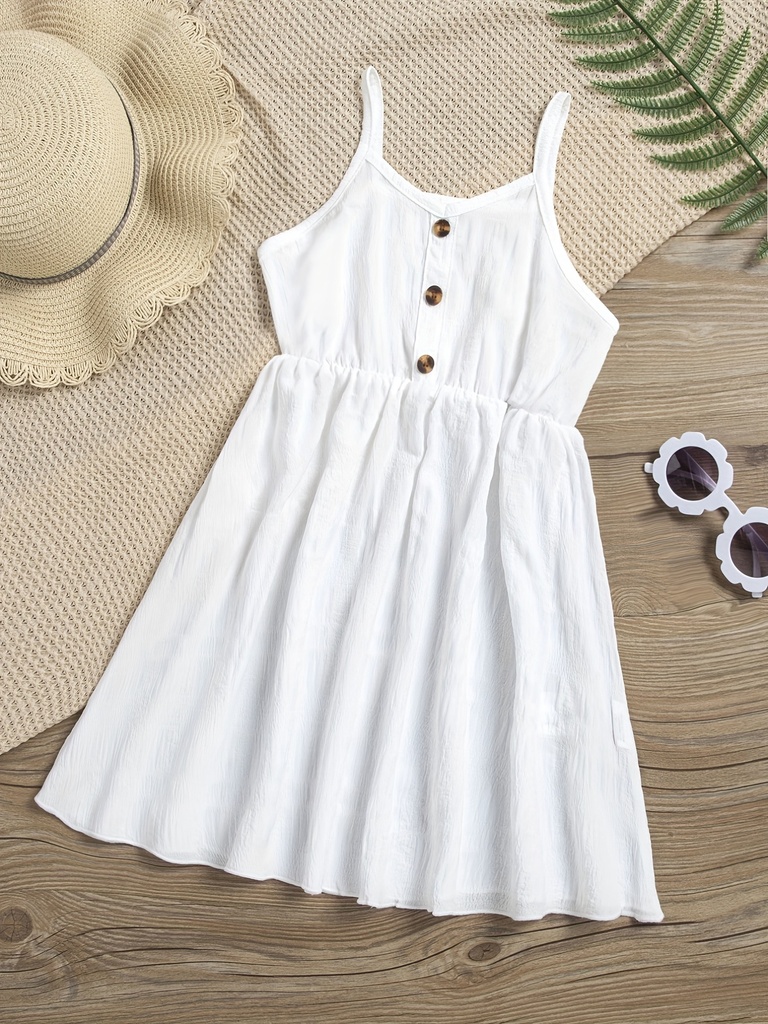 Vestido Camisero con Botones Luxeira
