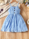Vestido Camisero con Botones Luxeira