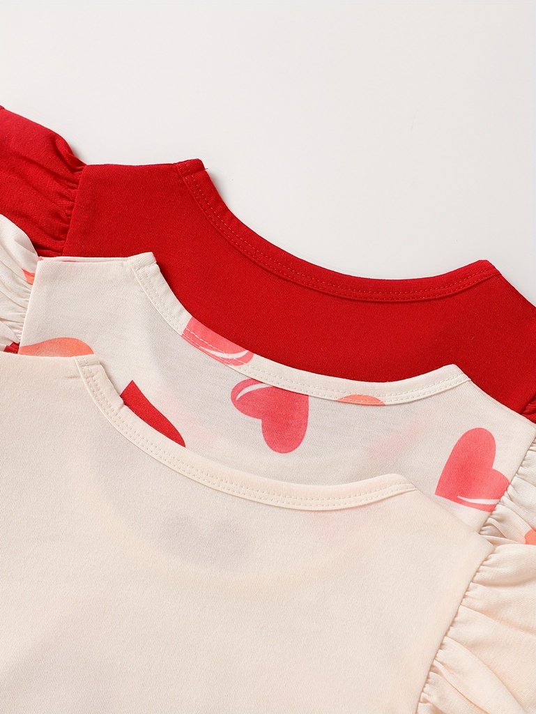 Camisetas de Manga con Volantes  Luxeira