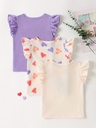 Camisetas de Manga con Volantes  Luxeira