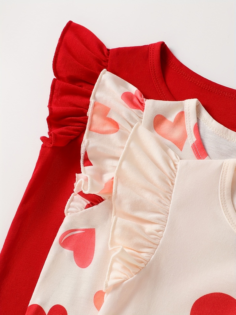 Camisetas de Manga con Volantes  Luxeira