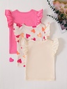 Camisetas de Manga con Volantes  Luxeira