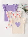 Camisetas de Manga con Volantes  Luxeira