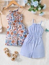 Enterizo de Tirante con Estampado Floral Luxeira