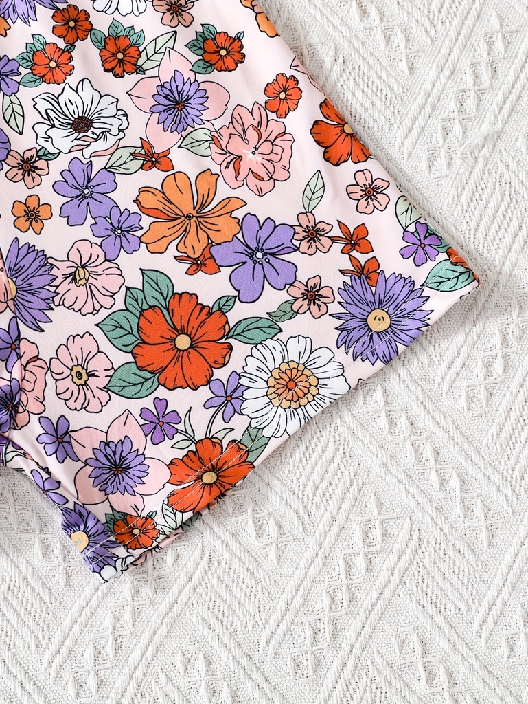 Enterizo de Tirante con Estampado Floral Luxeira