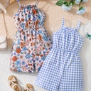 Enterizo de Tirante con Estampado Floral Luxeira