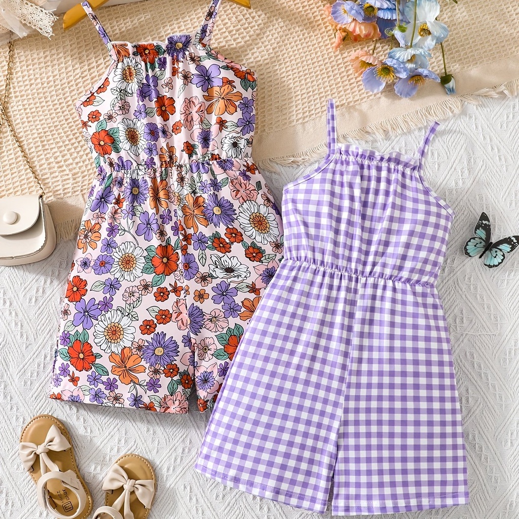 Enterizo de Tirante con Estampado Floral Luxeira