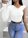 Blusa Elegante y Ajustado con Fruncido Luxeira